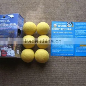 Eco Friendly Felt Dryer Ball With Different Color/100% Handmade Felt Dryer Balls thumbnail-1