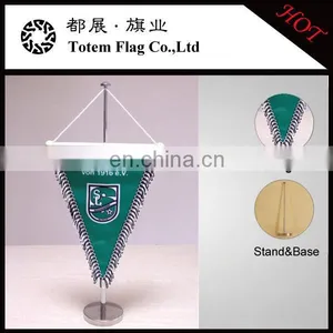 Cheap Custom Pennant Flags With Mini Table Flag Stand thumbnail-3