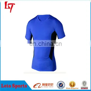 Custom Spandex Skins Compression Running Shirts thumbnail-1