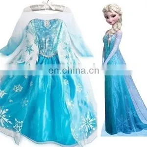 Frozen Elsa Anna Dress Cosplay Costume Wholesale thumbnail-2