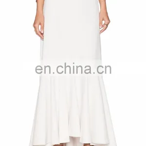 New Fashion White Long Women Skirts China thumbnail-2