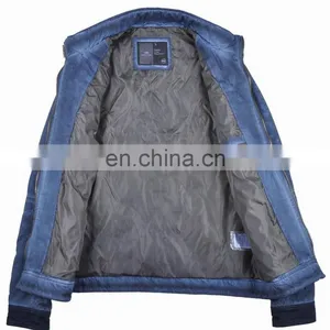 Latest Mens Thick Padded Cotton Fashion Autumn/Winter Coat 2015 thumbnail-2