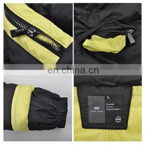 Bulk Wholesale Fashion Winter Men Nylon Varsity Jacket thumbnail-4