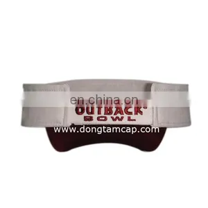 Embroidered Sport Visor Caps 100% Cotton Made in Vietnam thumbnail-3
