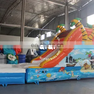 Outdoor Giant Inflatable Water Slide Inflatable Water Slide With Pool for Kids thumbnail-4