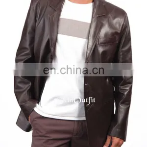 Mens Leather Blazers thumbnail-1