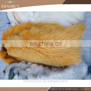 100% Real Raccoon Fur Skin / Pink Raccoon Fur Pelt for Garment thumbnail-6