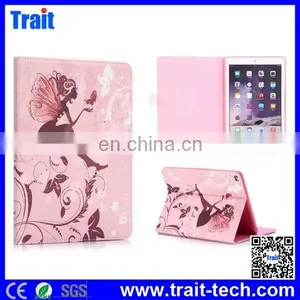 China New Design Popular Wallet Style Diamond Studded Magnetic Buckle Stand for Ipad Air 2 Leather Case Wholesale thumbnail-1
