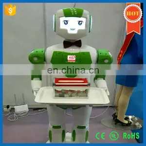 Humanoid Intelligent Interactive Restaurant Waiter Robot thumbnail-3