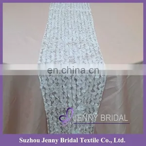 TR014C 2015 NEW Embroidery Sequin Table Runner thumbnail-1