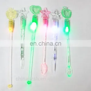 Beautiful Shape and Color LED Flashing Swizzle Stick for Bar thumbnail-3