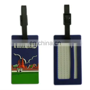 2013 Promotional Soft PVC Rubber Luggage Tag thumbnail-1