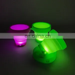 2018 Hot Sales Camping Cup & Home Glass Led Flashing Cup thumbnail-5