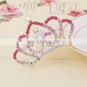 Children's Princess Party Gift Baby's Diamante Crystal Tiara Hair Tiara Crown thumbnail-4