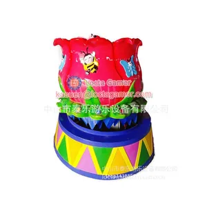 Zhongshan Amusement China Equipment Rotating Coffee Cup Mini Revolving 4 Seat Rose Cup Hot Sale Game Machine, Kiddie thumbnail-2