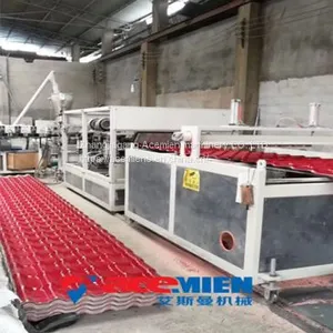 Synthetic Resin Fiber Composite Pvc Roofing Tile Making Machine for Making Tile Upvc Plastic thumbnail-4