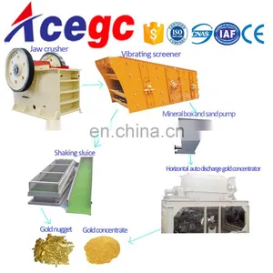 Rock Stone Gold Mining Crushing and Processing Plant,gold Separating Plant Machine thumbnail-2