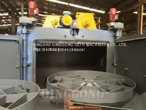 ROTARY TABLE SHOT BLASTING MACHINE thumbnail-1