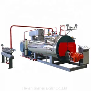 3 Ton Skid-Mounted Type Natural Gas Diesel Oil Steam Boiler for Food Plant, Autoclave thumbnail-1