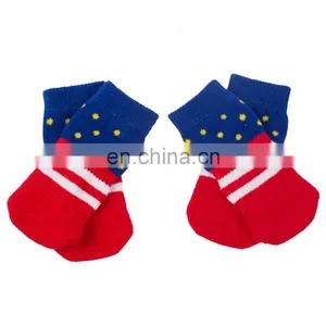 Wholesale Factory Manufacturer Christmas Anti Slip Pet Dog Cat Socks thumbnail-5