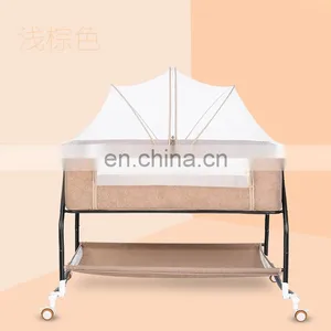 Portable Baby Crib Multifunctional Beside Sleeper OEM Bassinet thumbnail-4