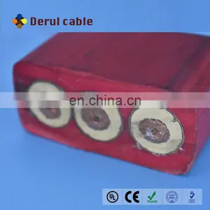 3 Cores Flat Flexible Stackers Reclaimer Power Reeling Cable for Harbour Crane thumbnail-1