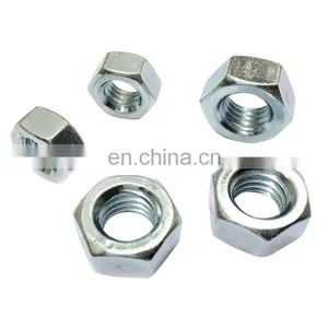 China Manufacturer Zinc Plated Gr 6 8 DIN934 M16 Hexagonal Nut ISO4032 M26 M56 m8 Hex Nut M12 thumbnail-3