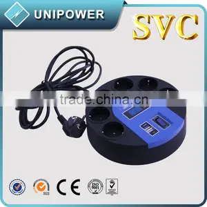 Fireproofing Surge Protector LED Display USB Output 6 Ways Sockets thumbnail-4