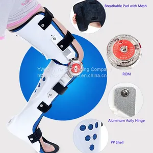 Medical Adjustable Hinge Joint Knee Ankle Foot Orthosis Immobilizer Support Device For Fracture thumbnail-1