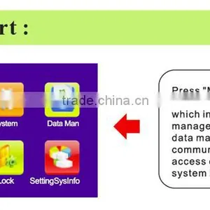 Cheap Price Security Fingerprint Time Attendance and Access Control System Support 1800 Card Users thumbnail-6