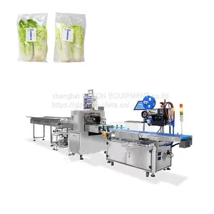 Automatic Vegetable Weighing and Labeling Packaging Machine Equipment thumbnail-1