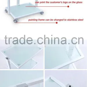 Glass Shelf Trolley Used Beauty Salon Chairs Sales thumbnail-6