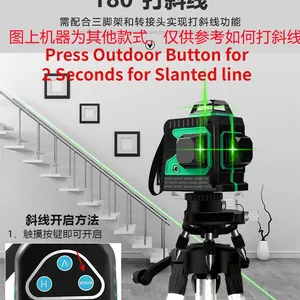 Rotary Household Decoration Laser Level With Tripod thumbnail-1