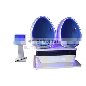 Indoor 2 Seats 9D VR Cinema 9D Egg Chair for Sale thumbnail-2