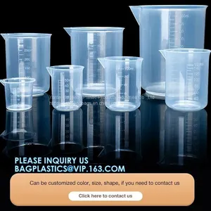 Factory Custom Logo Lab Graduated Plastic Measuring Cup/Jug With Handle, Laboratory Good Price 500ml 1000ml Plastic Measuring thumbnail-5