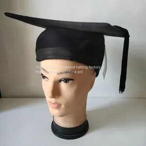 Bachelor's Hat Manufacturer Professional Custom Graduation Cap Excellent Doctorial Hat Processing Customized Graduation Cap thumbnail-1