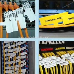 Flag Cable Labels P Type Labels for Electrical Wire Management thumbnail-5