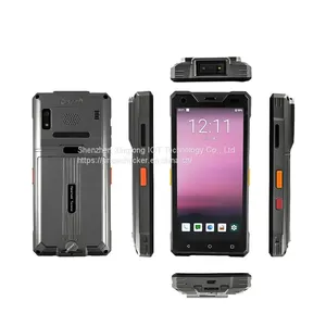 XT8006 Android 9.0 PDA Barcode Scanner 1D 2D QR Code Scanner IP66 Wifi 4G Keyboard NFC PDA Data Terminal thumbnail-2