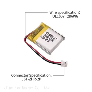 China Best LiPo Battery Supplier Lipo Batteries For RC UFX 702025 300mAh 3.7V Small Rechargeable LiPo Battery thumbnail-2