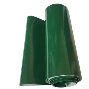 Low Noise Petrol Green PVC Conveyor Belt for Logistics Industry thumbnail-4