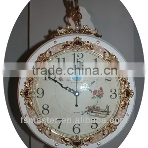 Antique Metal Wall Clock Wall Hanging Metal Clock Wall Clock Metal thumbnail-1