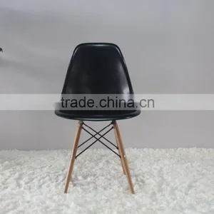 ABS Seat Wooden Leg Living Room Furniture DSW Dining Chair thumbnail-4