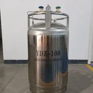 Laboratory Stainless Steel Liquid Nitrogen Tank Self Pressurization Tank YDZ-100 Price Discount thumbnail-2