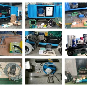 Industrial 1500bar Diesel Heat Exchanger Pipeline Hydro Jetting Machine 20kpsi High Pressure Cleaner thumbnail-4