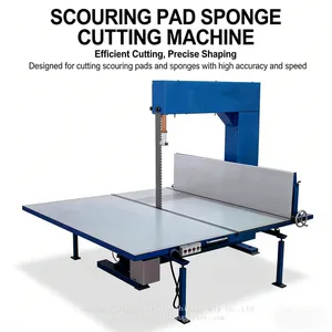 Kitchen Clean Sponge Cutting Machine Factory Scouring Sponge Pad Making Machine thumbnail-3
