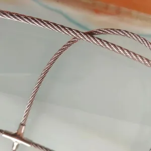 7x7 Stainless Steel Woven Wire Rope Mesh for Bird Cage Protection thumbnail-5