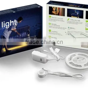 Single Sensor Kit 1m Flexible Smd Warm White Led Bedlight for Closet Bedroom thumbnail-1
