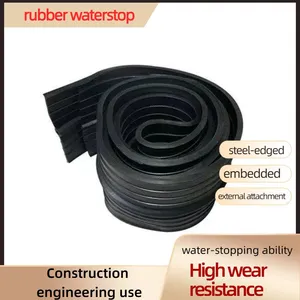 EB External Attached Perforated Rubber Waterstop Backside Waterproof For Tunnel Lining Deformation Joint thumbnail-1