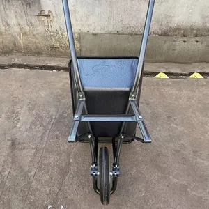 Heavy Duty Steel Tray Wheel Barrow With Anti Rust Coating for Agricultural Distributors Distributor Ready Packing for Yard Warehouse and Job thumbnail-5