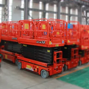 6 Meters Electric Scissor Lift 230kg Load Capacity 2001-4000 Hours Stock Ready Ship JCPT0807DC Engine Core thumbnail-3
